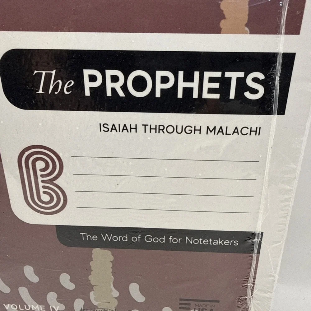 Spiral Bible The Prophets Isaiah Through Malachi! The Word of God Notetakers NAS